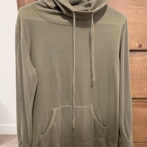 Olive green turtle neck sweater